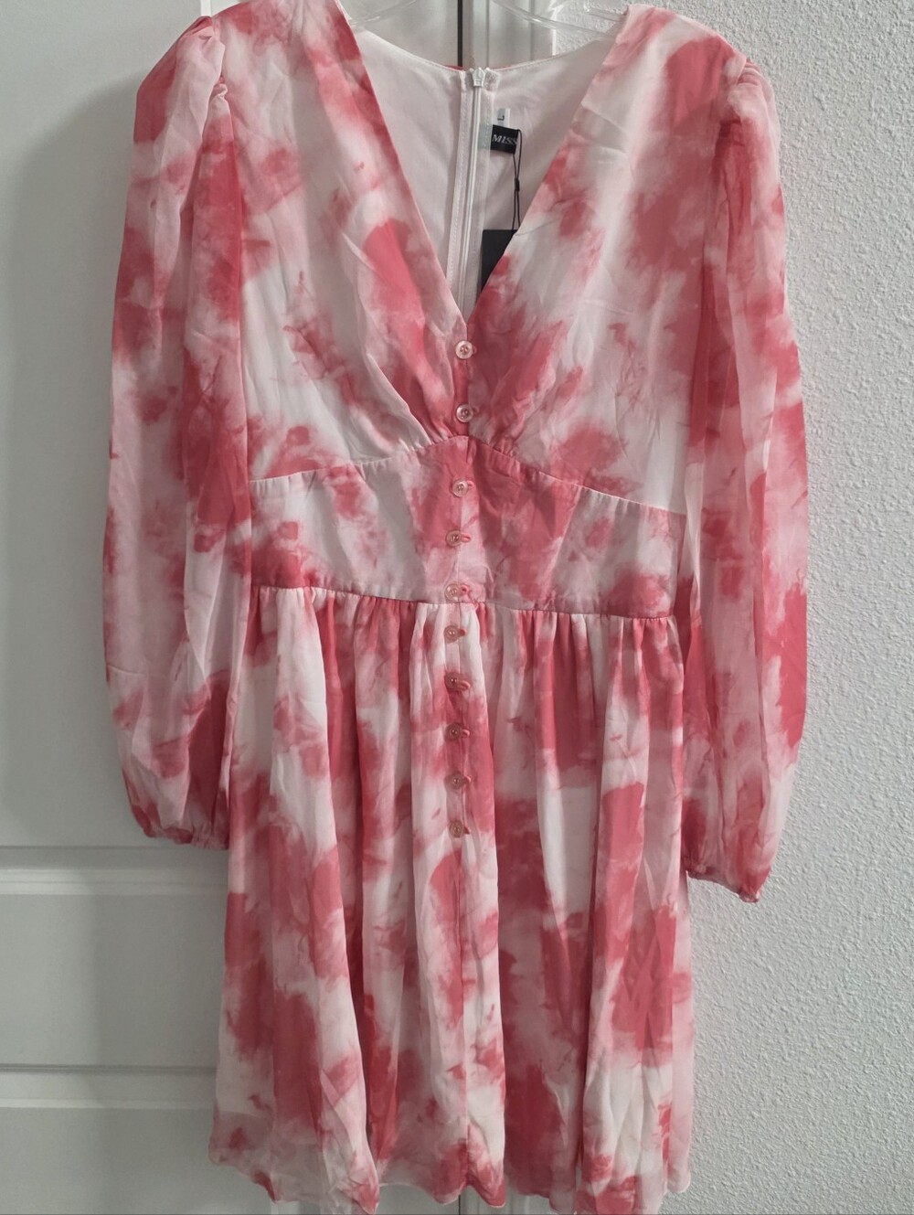 BOHO PINK TIE DYE DRESS - Picture 12 of 13